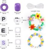 4000PCS Pony Beads Bracelet Kit | 48 Colors Kandi & Letter Beads - Image 2