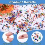 Assorted Glass Crystal Beads | Lampwork Spacer Beads Mix Electroplated DIY Jewelry - Image 3