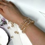 800PCS Crystal Glass Beads Kit | 4 6 8 10mm Silver Champagne Jewelry Making - Image 6