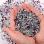 400PCS Fluorite Chip Stone Beads | Natural Gemstone Irregular Beads for DIY Jewelry - Image 2