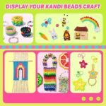 4200PCS Pony Beads Kit | 24 Colors Kandi Beads Bulk 6x9mm for DIY Crafts - Image 6