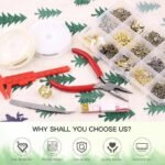 1459PCS Jewelry Making Kit | Jump Rings, Clasps, Hooks, Pliers for DIY Crafts - Image 2