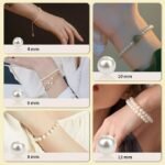 Pearl Beads Bracelet Making Kit | DIY Jewelry Set with Charms & String - Image 4