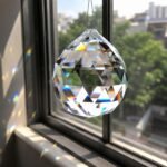 Prism Crystal Suncatcher | Rainbow Maker Window Hanging | K9 Crystal Hanging Ball | Aesthetic Home & Garden Decor - Image 2