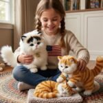 Realistic Cat Plush Toy | Cute Stuffed Cat Plush Toy | Soft Mini Kitty Ornament | Cozy Cat Lover Gift & Home Decor | ReaRealistic Cat Toy - Image 5