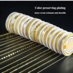 111.5FT Gold Chain Jewelry Making Kit | 15 Rolls Chains with Clasps Jump Rings Connectors - Image 3