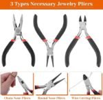 Jewelry Making Kit with Tools | Wires Charms & Findings DIY Craft and Repair Supplies Set - Image 6