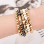 3000PCS Clay Beads Bracelet Making Kit | Gold Beads & Charms DIY Jewelry Set for Adults - Image 2
