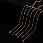 Bulk 24 Gold Silver Plated Cable Link Necklace Chains for Jewelry Making - Image 4