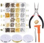 Jewelry Making Supplies Kit | Repair Tools Pliers Findings & Beading Wires for DIY Jewelry