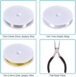 Jewelry Making Supplies Kit | Repair Tools Pliers Findings & Beading Wires for DIY Jewelry - Image 3