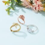 Wire Wrapped Ring Making Kit | 3 Color Wire, Crystal Beads, Tools DIY Set - Image 3