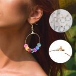 940PCS Earring Making Kit | Hoop Findings Hooks Jump Rings Backs Beads & Charms DIY Set - Image 5