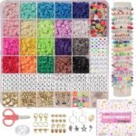 5000PCS Bracelet Making Kit | Preppy Polymer Clay Beads with Charms DIY Friendship Set