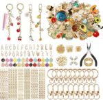 Lip Gloss Keychain Making Kit | DIY Charm Bracelet & Keychain Set Makes 24 Designs