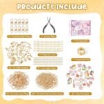 378PCS Keychain Making Kit | DIY Bag Charm Set with Charms, Clips, Rings, Pliers - Image 2