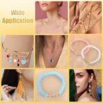 2425PCS Crimp Beads Jewelry Making Kit | Crimp Tubes Covers Wire Guards & Clasps - Image 5