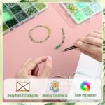 30 Colors Seed and Bugle Beads Kit | Glass Craft Beads for DIY Bracelets & Necklaces - Image 4