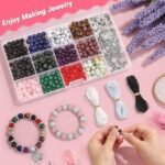 473PCS Stone Jewelry Making Kit | Crystal Beads Bracelet Making Set for Adults - Image 3