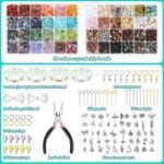 2278PCS Crystal Beads Jewelry Making Kit | 48 Colors Ring Bracelet & Necklace Set - Image 2