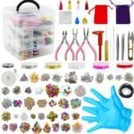 4 Layer Jewelry Making Supplies Kit | Beads Charms Tools Wire & Findings Set