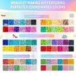 Friendship Bracelet Kit | Seed, Clay, Letter Beads & Charms for DIY Jewelry Making - Image 4