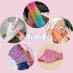 30000PCS Rhinestones for Crafts | 48 Colors Flatback Gems with Glue & Tweezers - Image 5