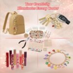 563PCS Lip Gloss Keychain Making Kit | DIY Charm Set with Hooks Rings Chains & Tools - Image 8
