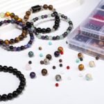 1080PCS Natural Stone Beads Kit | 4mm Gemstone Crystal Beads for Jewelry Making