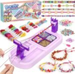 Friendship Bracelet Making Kit for Girls | DIY Bracelet Maker Craft Set Ages 8-12
