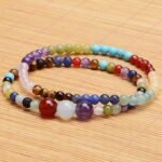 4mm Gemstone Beads Jewelry Making Kit | 600PCS Natural Stone & Brass Spacer Beads - Image 5