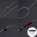 4mm Gemstone Beads Jewelry Making Kit | 600PCS Natural Stone & Brass Spacer Beads - Image 6