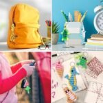 1500PCS Pony Beads Keychain Making Kit | Bead Pets Craft Set with 30 Designs - Image 5