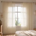Bohemian Tassel Curtain | Geometric Boho Window Panel | Linen Look Living Room Curtain | Farmhouse Café Curtain Home Decor - Image 9