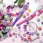100PCS Large Hole European Beads | Mixed Lampwork Spacer Beads for Jewelry Making - Image 2