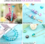 100PCS Large Hole European Beads | Mixed Lampwork Spacer Beads for Jewelry Making - Image 4