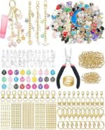 359PCS Lip Gloss Keychain Making Kit | DIY Charm Set with Clips Chains Rings & Tools