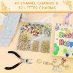 323PCS Lip Gloss Keychain Making Kit | DIY Charm Set with Hooks Rings Chains & Tools - Image 3