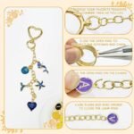 323PCS Lip Gloss Keychain Making Kit | DIY Charm Set with Hooks Rings Chains & Tools - Image 4