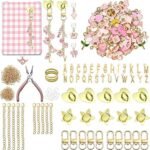 499PCS Kindle Charm Making Kit | DIY E Reader Chain Set with Dust Plugs & Charms
