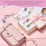 Lip Gloss Keychain Making Kit | 352PCS DIY Charm Set with Clips, Pliers, Gift Bag - Image 7