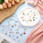 173PCS Gold Charm Bracelet Making Kit | DIY Chain Set with Charms Rings & Pliers - Image 4