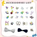 500PCS DIY Keychain Making Kit | Beaded Bag Charm Set with Letter Beads & Pendants - Image 2