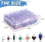 Assorted Glass Crystal Beads | Lampwork Spacer Beads Mix Electroplated DIY Jewelry - Image 2