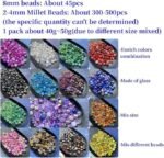 Light Purple Glass & Resin Beads Mix | Multi Size Spacer Beads for Jewelry Making - Image 6