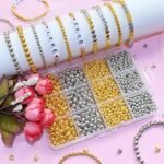 1740PCS Gold & Silver Spacer Beads | 4mm and 6mm Round Beads for Jewelry Making - Image 7