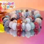 50PCS Large Hole Resin Hair Beads | Mixed Color Beads for Braids & Jewelry Making - Image 8