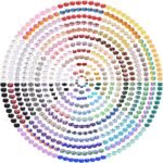 240PCS Assorted European Large Hole Beads | Colorful Lampwork Spacer Beads for Jewelry Making - Image 2