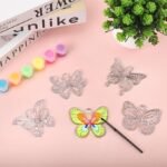 32 Sets Butterfly Sun Catcher Kits for Adults and Kids DIY Window Art Crafts