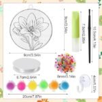 32 Flower Sun Catcher Kits | DIY Window Art Craft Sets for Kids & Adults - Image 3
